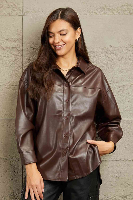 Luna Leather Shirt