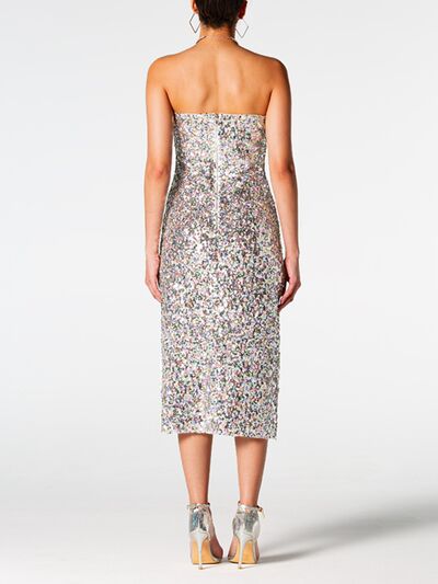 Louise Sequin Midi Dress