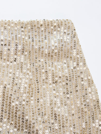 Emily Sequin Maxi Skirt